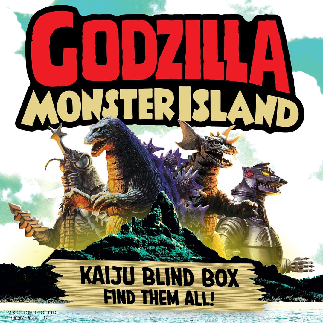 Super7 Toho Blind Box Wave 07 (Monster-Insel), Blind Box Flat, Set mit 12 Actionfiguren, Blind Box 3