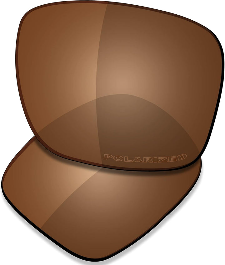Saucer Premium Ersatzgläser für Oakley Holbrook OO9102 Sonnenbrillen High Defense - Amber Brown Pola