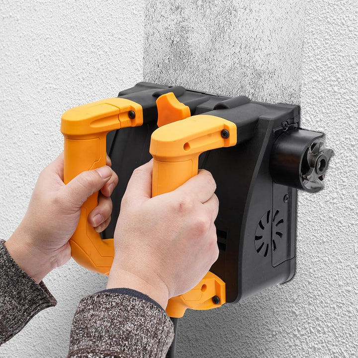 Wandhobel Elektrisch, 1200W Sanierungsfräse Wolframstahl, 15cm, Schwarz | Elektrischer Putzhobel, 26