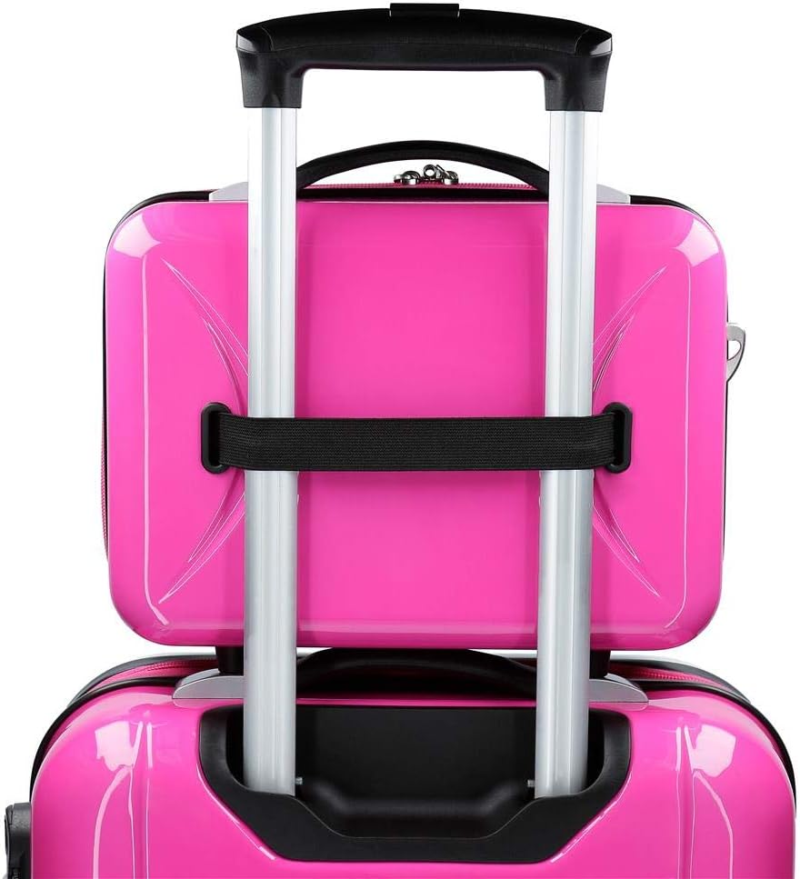 Disney Minnie Enjoy the Day Anpassungsfähiger Schönheitsfall Weiss 66x48x26 cms ABS Gelb Toilettenta