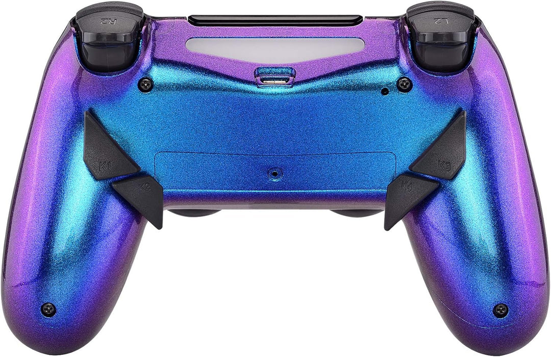 eXtremeRate Programmierbar Dawn Remap Kit für ps4 Controller, Rückseite Hülle Gehäuse Case&Upgrade-B