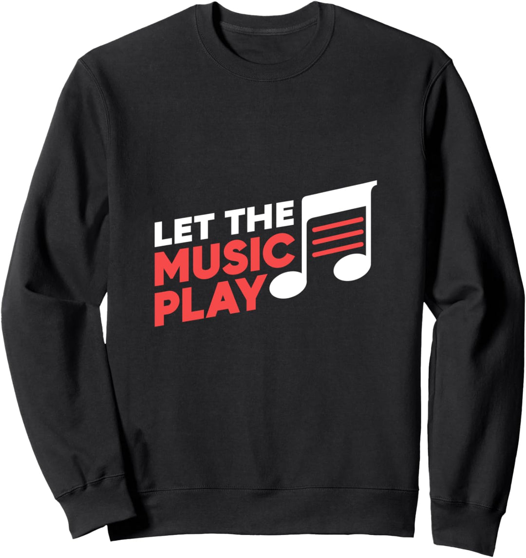 Let Music Play Disc-Jockey Sweatshirt