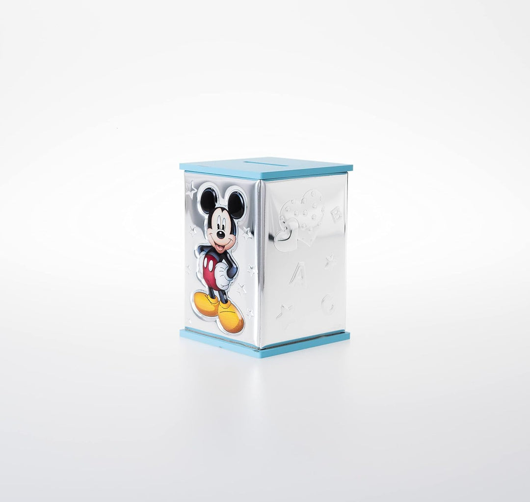 Disney Baby - Valenti&Co. - Spardose aus Miro® Silver aus der Disney-Kollektion mit Mickey-Mouse-Mot
