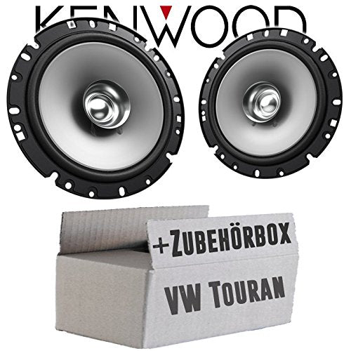 Lautsprecher Boxen Kenwood KFC-S1756-16,5cm Koax Auto Einbauzubehör - Einbauset passend für VW Toura