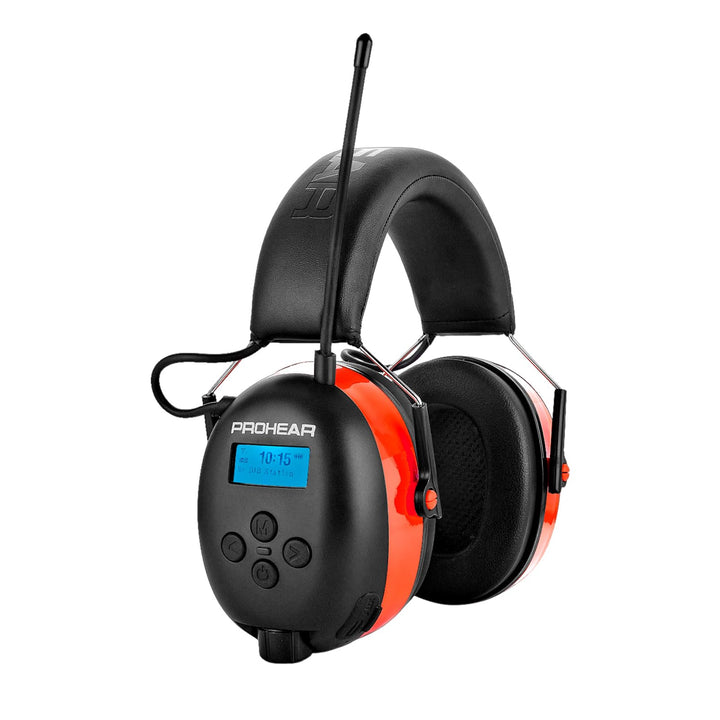 PROHEAR 033A (Upgraded) Gehörschutz mit Radio DAB +/Bluetooth/FM, Kopfhörer mit Radio mit Eingebaute