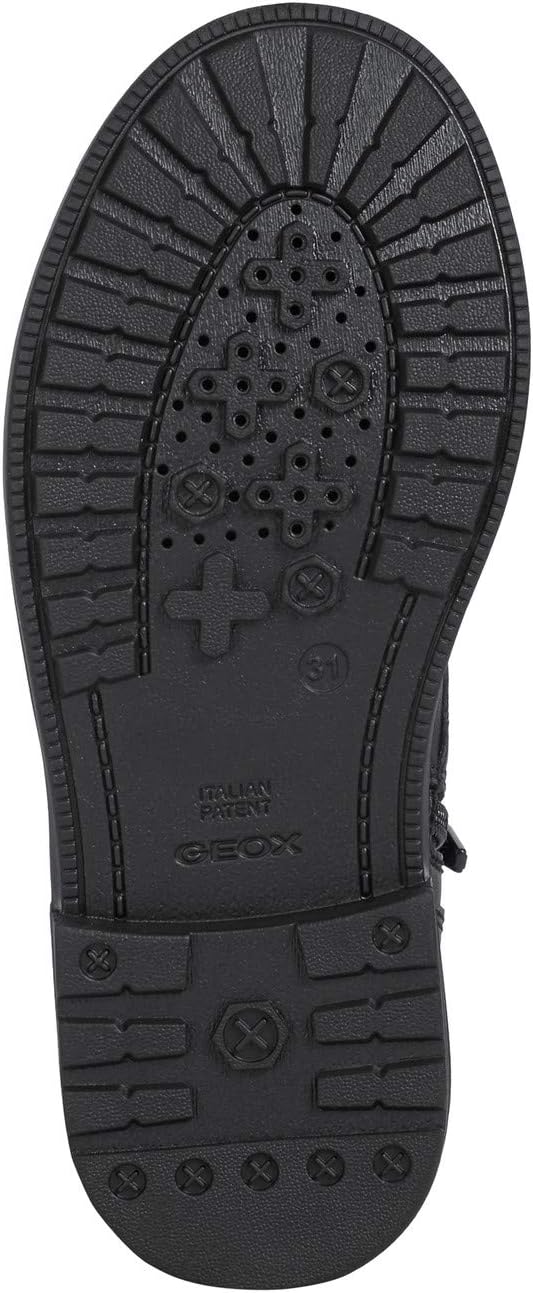 Geox Mädchen J Eclair Girl D Ankle Boot 26 EU Schwarz, 26 EU Schwarz