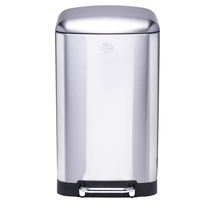 Dirt Devil Tretmülleimer 30L – Mülleimer Küche mit Soft Close – Abfalleimer aus Edelstahl – Herausne
