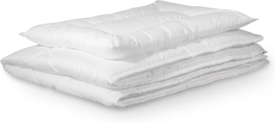 Ehrenkind® Kinder-Steppbetten-Set Kochfest | Kinder-Decke + Kissen | Standard 100 by Oeko-TEX | Deck
