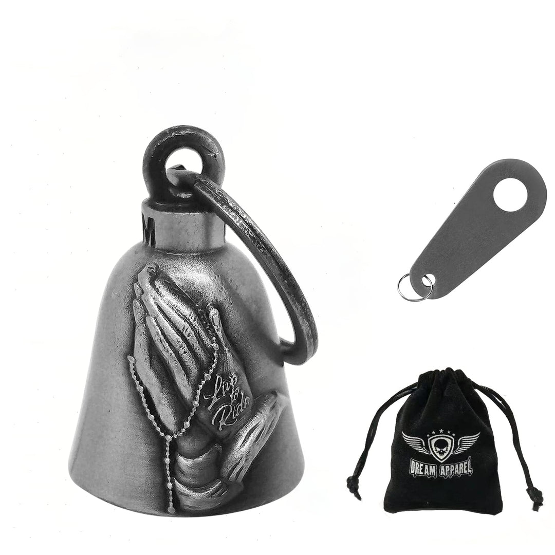 Dream Apparel Motorrad Guardian Bell Biker Bell Hanger, Gremlin Bell Schlüsselanhänger für Glück, Hä