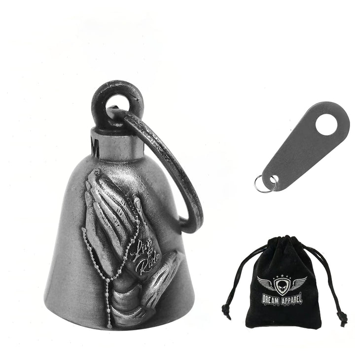 Dream Apparel Motorrad Guardian Bell Biker Bell Hanger, Gremlin Bell Schlüsselanhänger für Glück, Hä