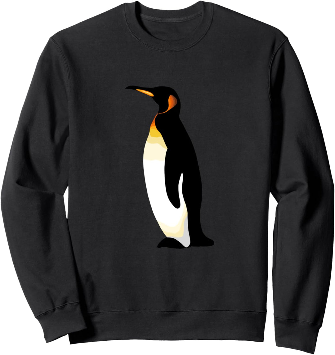 Penguin Illustration Königspinguin Kaiserpinguin Pinguin Sweatshirt