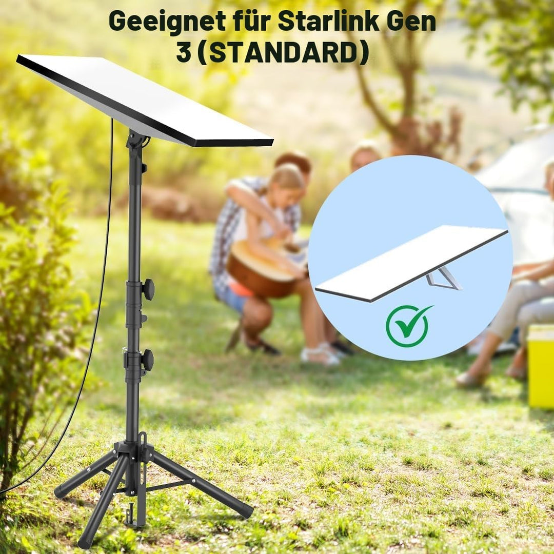 Starlink Halterung für Gen 3,Verstellbare Starlink Gen 3 Stativ-Ständerhalterung,Tragbare Starlink G