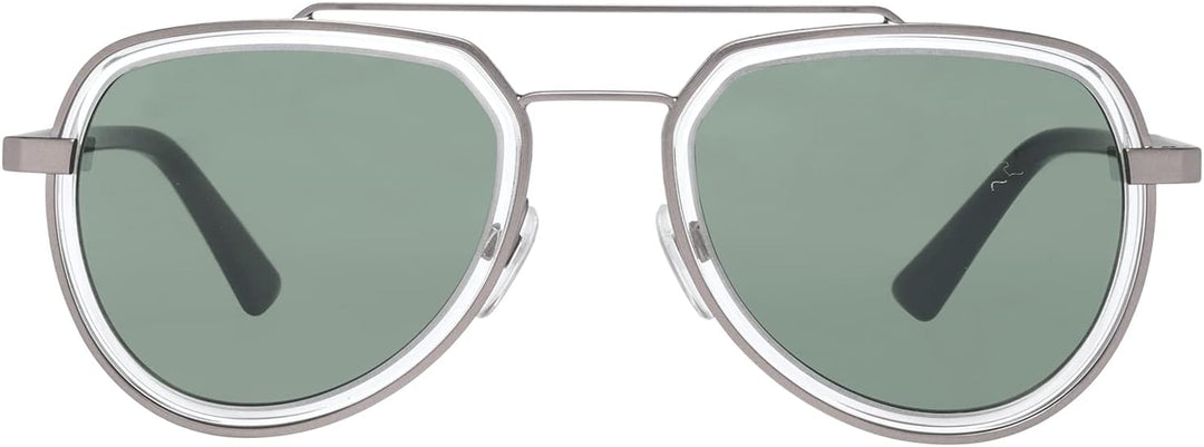Diesel Unisex-Erwachsene DL0266 09N 53 Sonnenbrille, Grau (Antracite Op/Verde)
