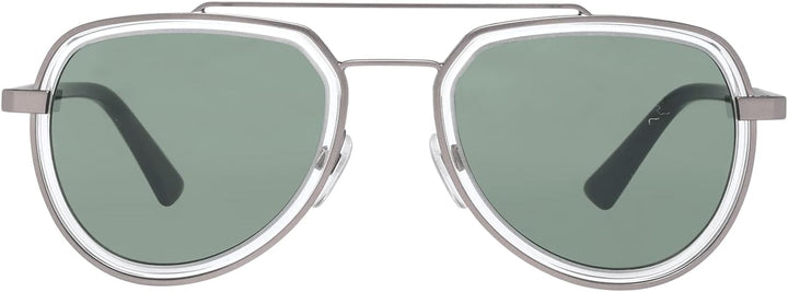 Diesel Unisex-Erwachsene DL0266 09N 53 Sonnenbrille, Grau (Antracite Op/Verde)
