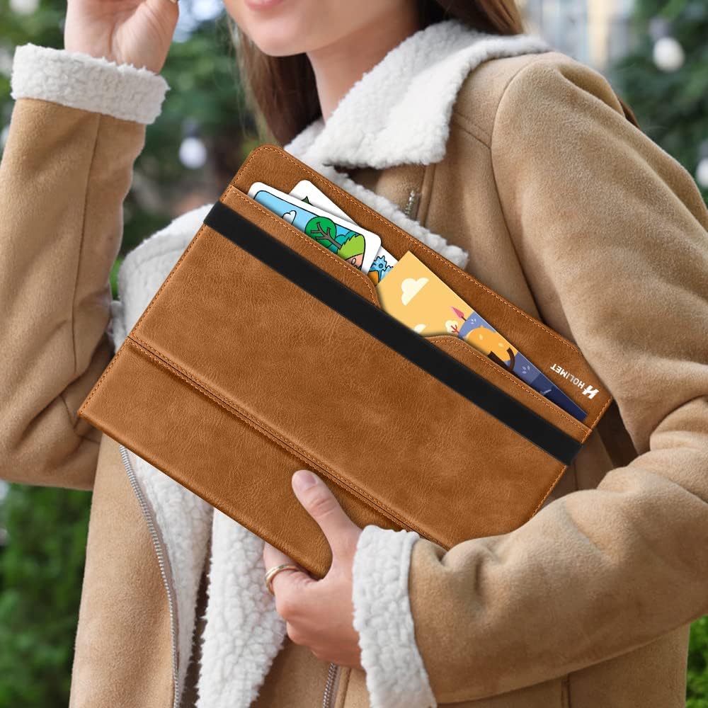 iPad Pro 11 Case 2021 3rd/2nd/1st Generation 2020 2018 with Pencil Holder Brown Burgundy, Burgundy