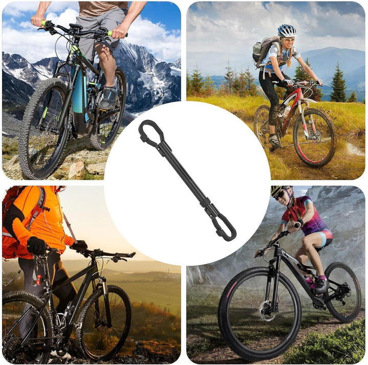Fahrradregalstangen, Bike Crossbar, Verdickte Legierungstahl -Fahrrad -Dachträger für den Transport,