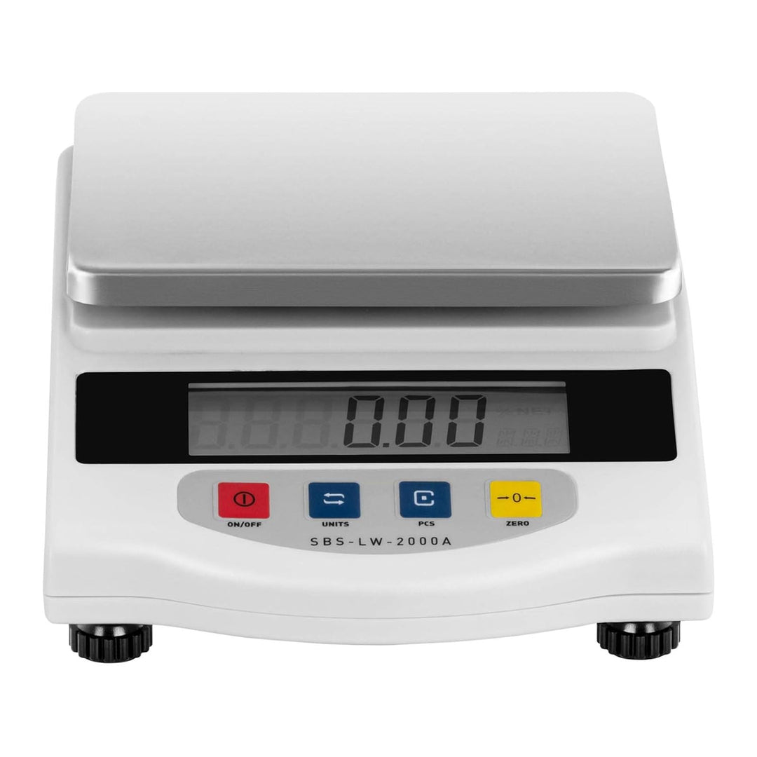 Steinberg Systems - SBS-LW-2000A - Präzisionswaage Feinwaage (2000 g / 0,01 g, 12 x 10 cm Stellfläch