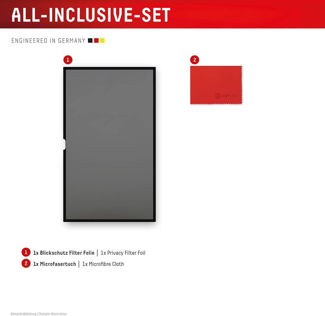 Displex PRIVACY SAFE Magnetischer 2-Wege Blickschutzfilter für Apple iMac 24" M1 (2021)/ M3 (2023)/