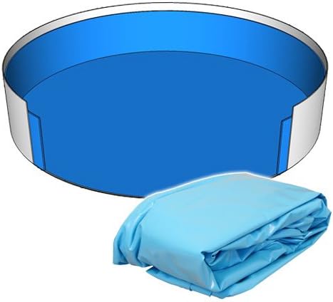 Poolfolie Innenhülle Rundpool 460 x 90 cm - 0,225 mm blau Rundbecken