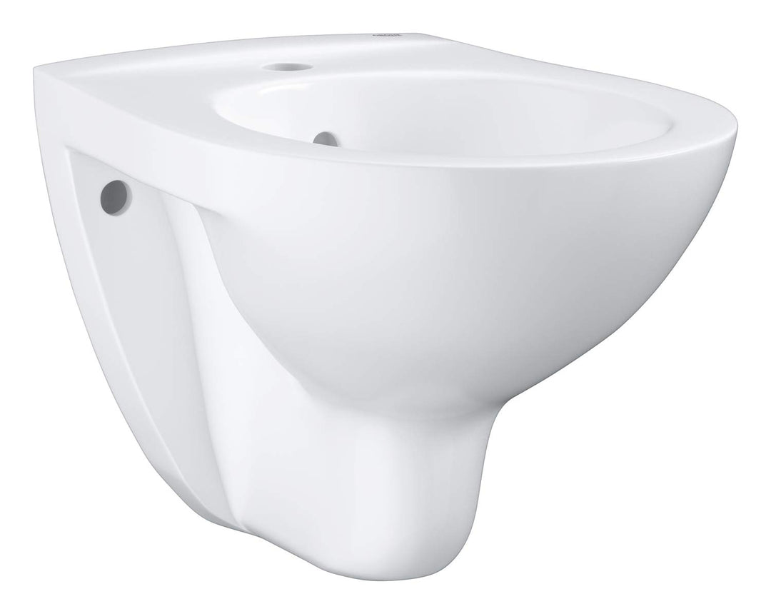 GROHE Bau Keramik Wandbidet - mit 1 Hahnloch alpinweiss 39433000, Wandbidet