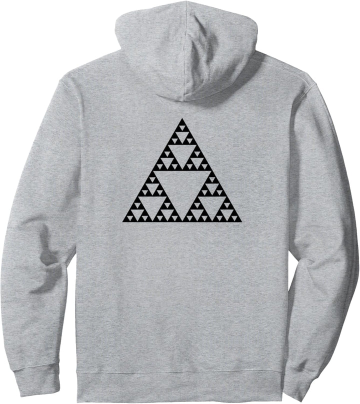 Mathematik Sierpinski Dreieck Fraktale Geometrie Unendlich Pullover Hoodie