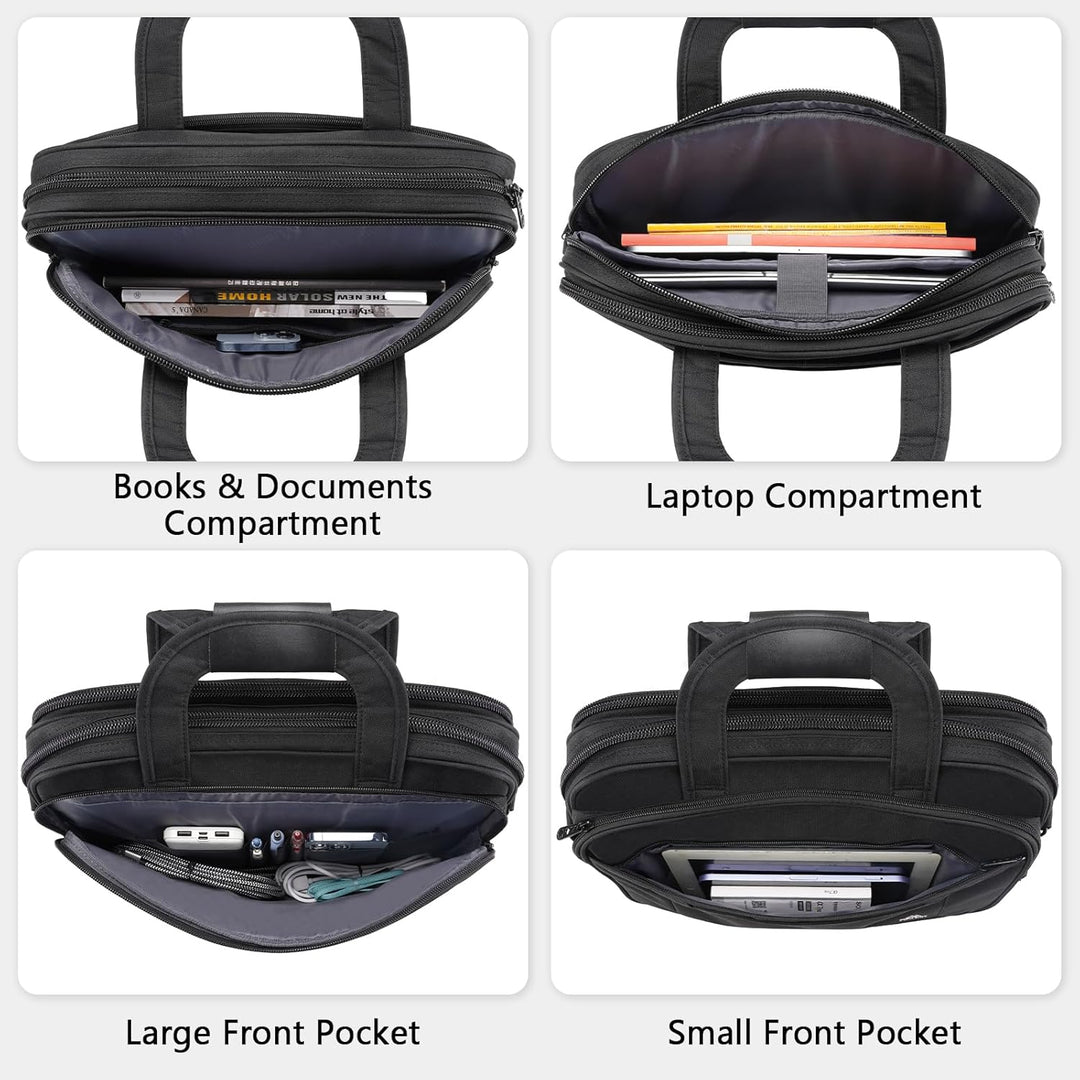 MATEIN Laptoptasche 15,6 Zoll, Laptop Tasche Aktentasche Herren Notebook, Computer Tasche Multifunkt