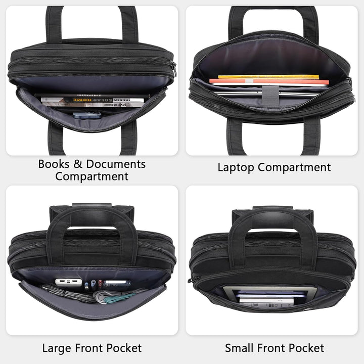 MATEIN Laptoptasche 15,6 Zoll, Laptop Tasche Aktentasche Herren Notebook, Computer Tasche Multifunkt