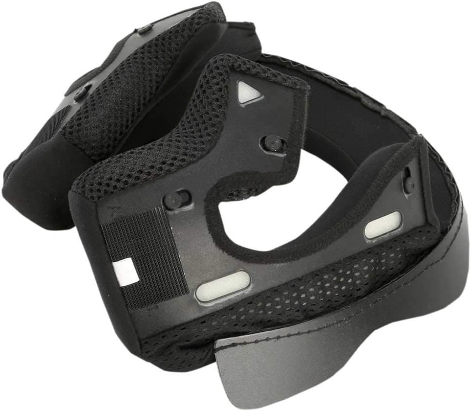 AGV Unisex-Adult Cheek Pads K3 SV (L) Motorrad Helm, Schwarz, L, L