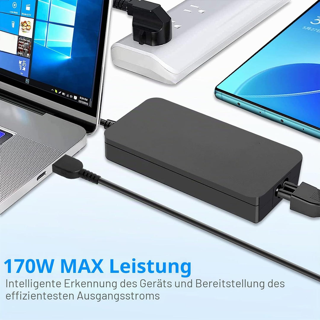 20 V 8,5 A 170 W Adl170nlc3a 4 x 20e50578 45n0113 36200296 Ersatz für Notebook Ladegerät für Lenovo