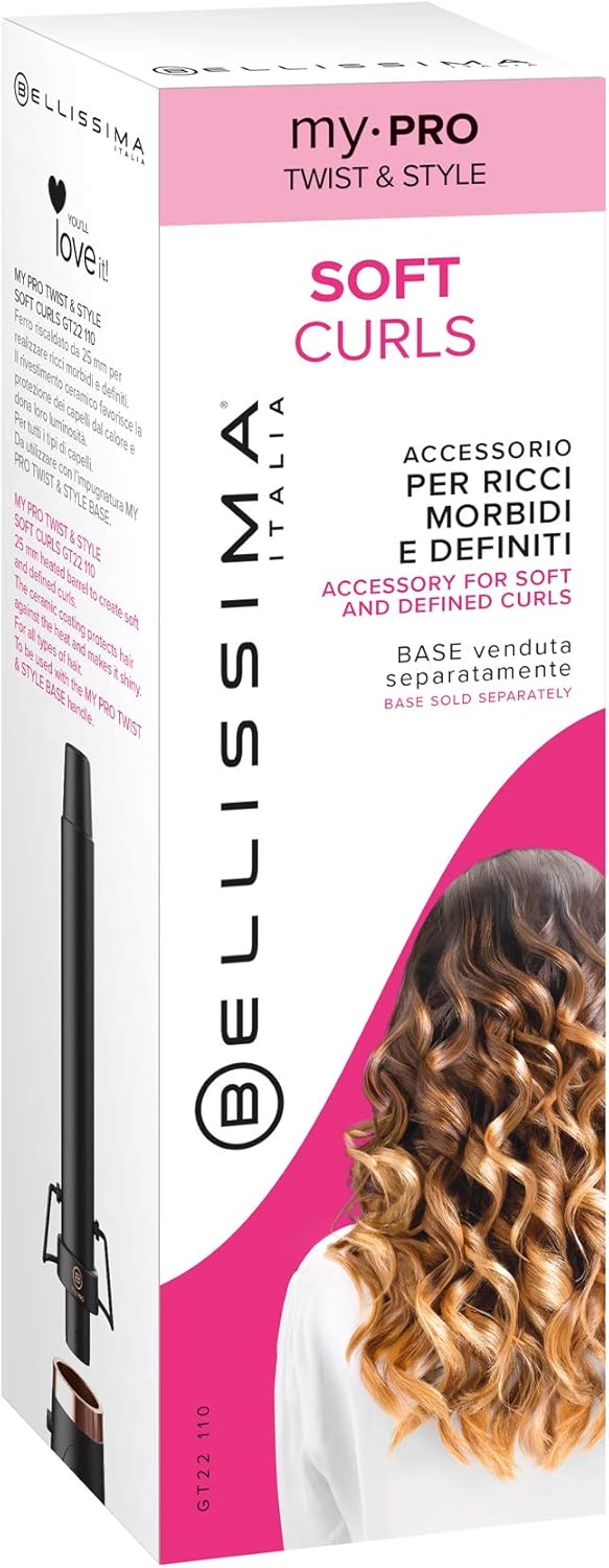 Bellissima My Pro GT22 110 Lockenstab Soft Curls für Kombi-Haarstyler My Pro Twist &amp; Style, Aufsatz