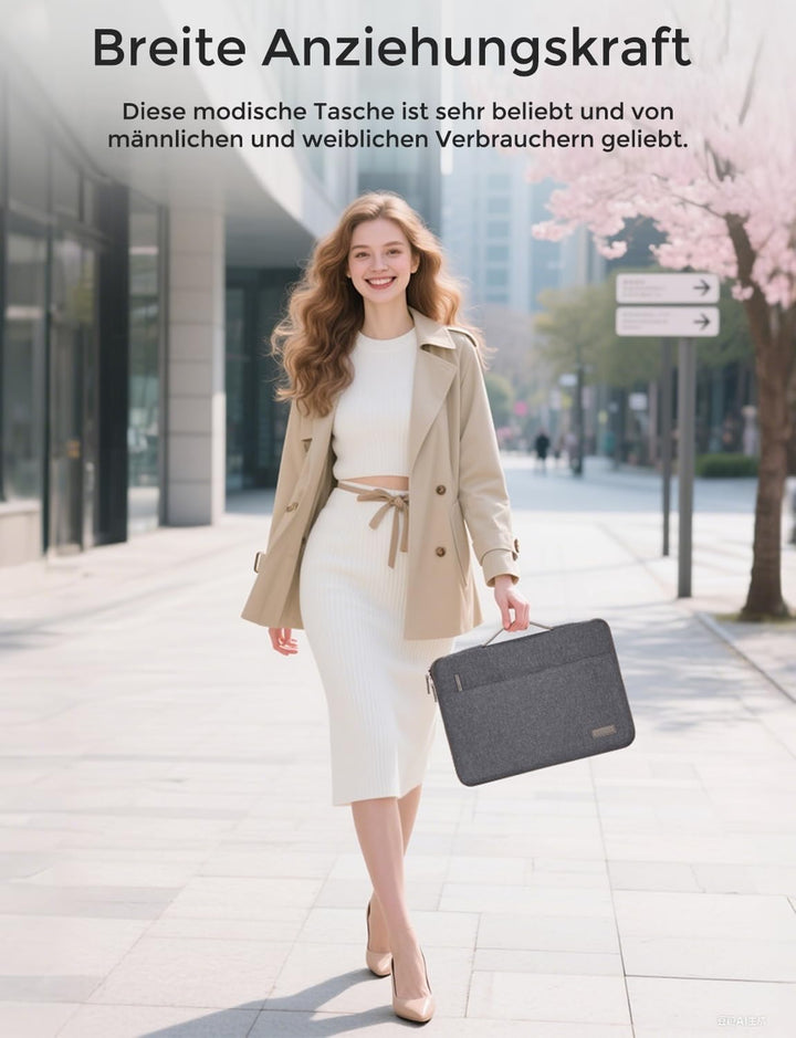 DOMISO Tasche Hülle für 14 Zoll Notebook Laptop Sleeve Case Wasserdicht Laptophülle Schutzhülle für
