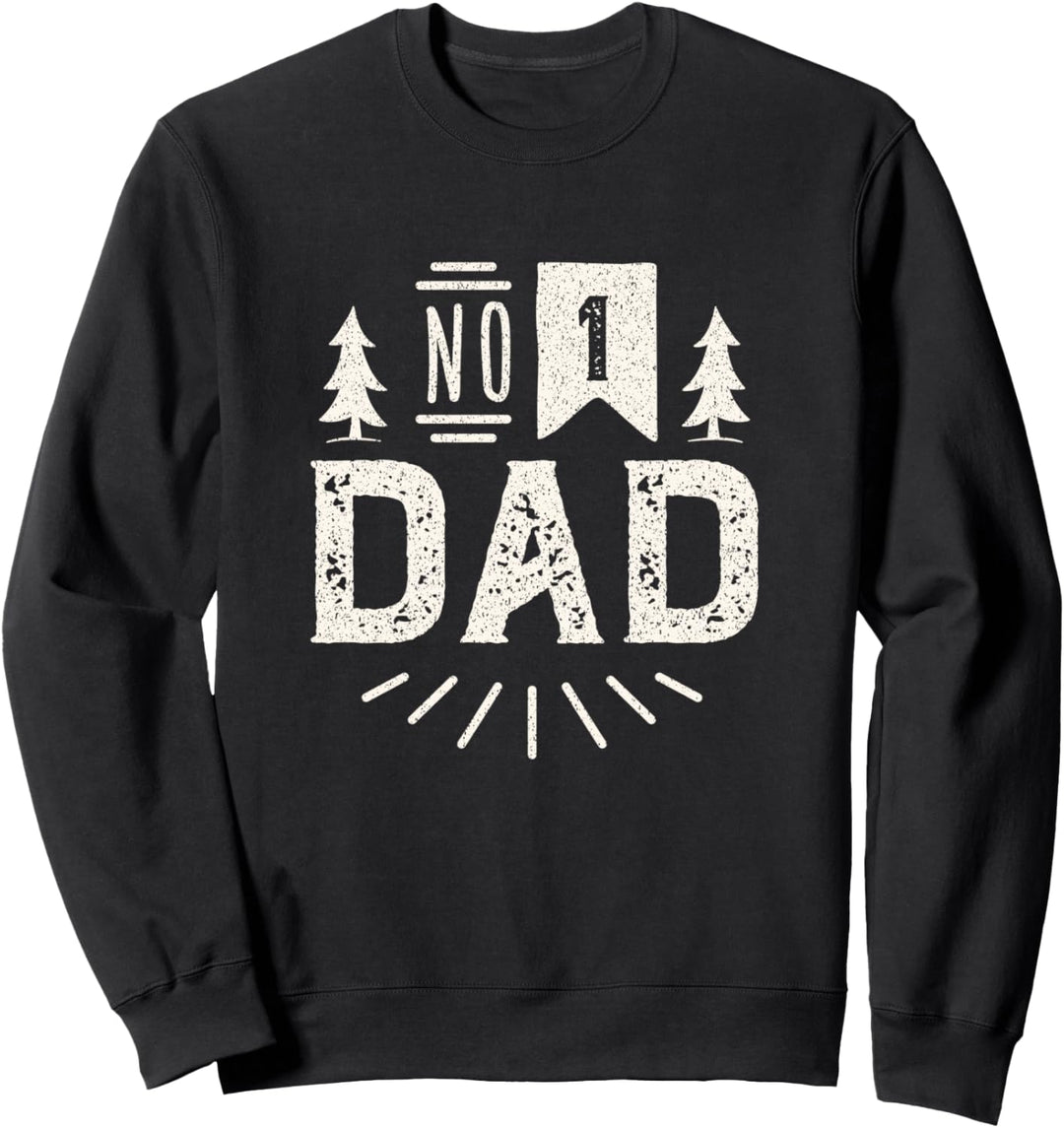 Weltbester Papa aller Zeiten Nr. 1 Papa Design Lustige Papa Sweatshirt