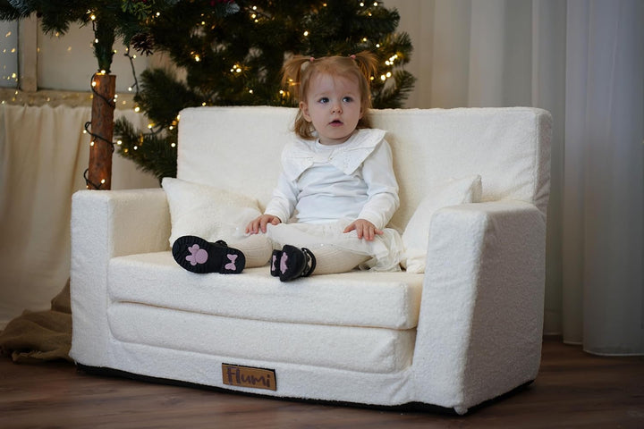 Flumi Personalisierte Kindercouch Kinder Sessel Sofa Schlafsofa jugendzimmer mit Gravur KINDERNAME S
