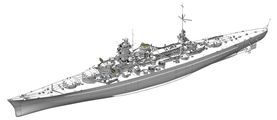 Dragon 1062 German Battleship Scharnhorst 1940