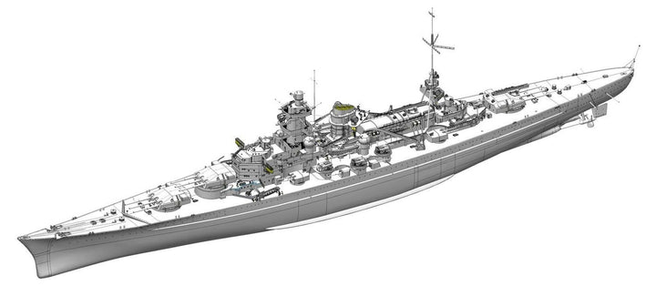 Dragon 1062 German Battleship Scharnhorst 1940