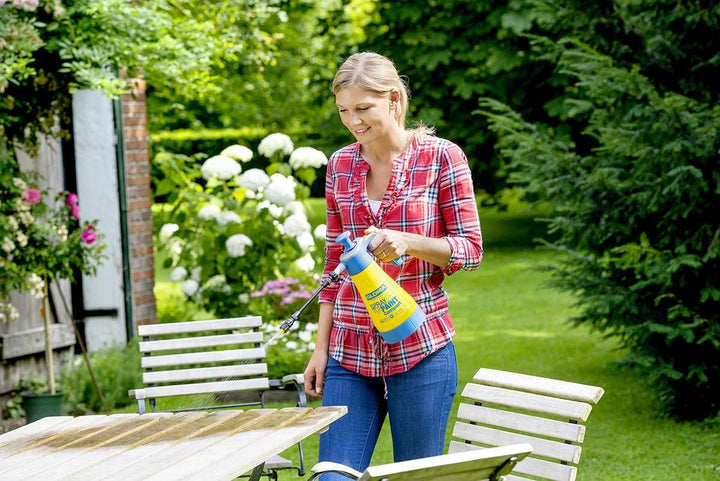 GLORIA Drucksprüher Spray & Paint Compact | 1,25 L Farbsprüher/Ölsprüher | Handsprüher auch für Lasu
