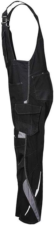KÜBLER PULSSCHLAG Arbeitslatzhose anthrazit, Grösse 64, Herren-Arbeitslatzhose aus Mischgewebe, Arbe