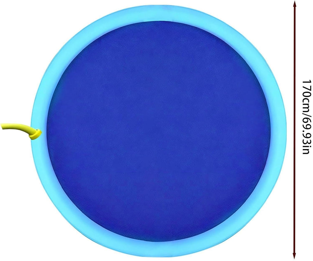 Wasserpad für Hunde Auslaufsicherer robuster Pool | Hunde Sprinkler Spielzeug Spielmatte für Haustie