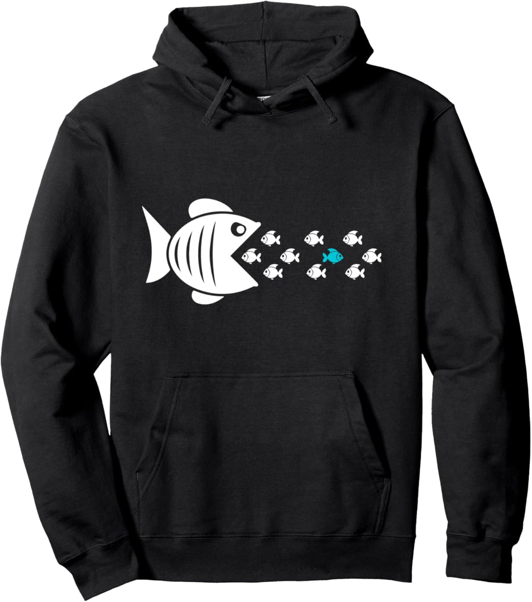 Gegen den Strom schwimmen Pullover Hoodie