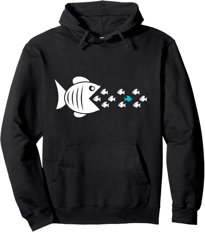 Gegen den Strom schwimmen Pullover Hoodie