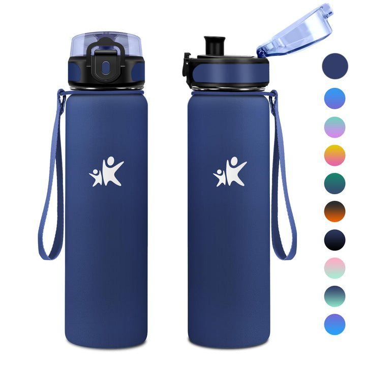 KollyKolla Thermosflasche 500ml, BPA-Frei Isolierflasche, Auslaufsicher Thermoskanne, Doppelwandisol