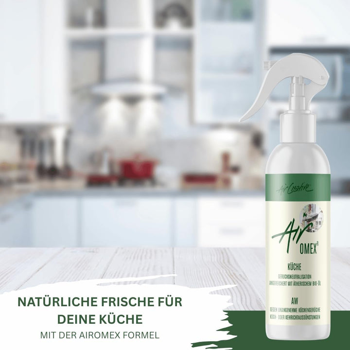 Air Creative® Geruchsneutralisierer Spray "KÜCHE", absorbiert Kochgerüche & Essensgerüche blitzschne
