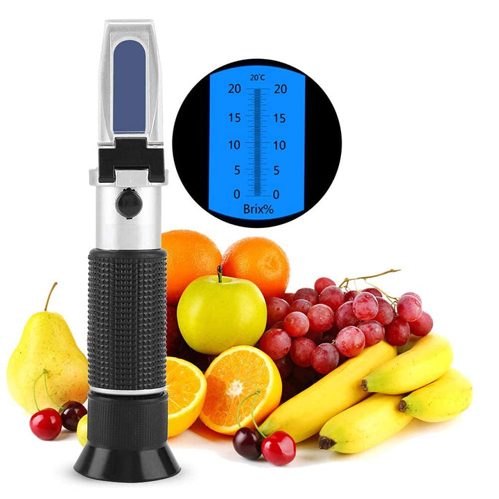 Brix Refraktometer Professionelles 0~20% Zuckergehalt messgerät Brix Scale Range Tester mit automati