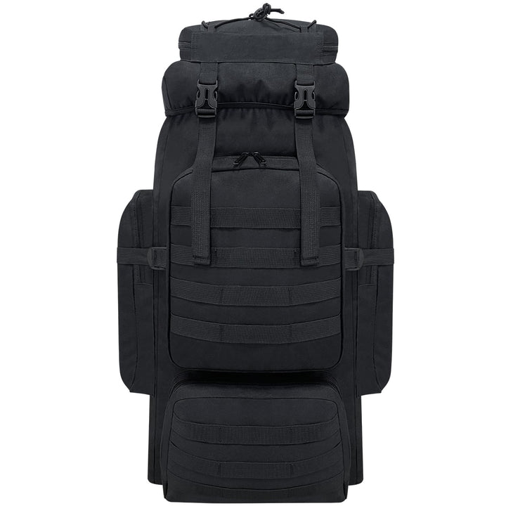80L Wandern Rucksack, Wasserdichter Grosser Outdoor Sport Reise Daypack Molle für Männer Frauen Schw