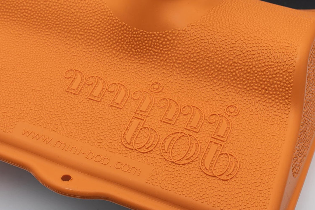 mini bob Original (Zipfelbob Rodel Schlitten) in orange