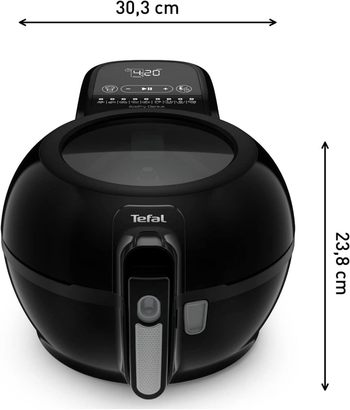 Tefal FZ7738 ActiFry Genius+ Heissluftfritteuse | 1500 Watt | Fassungsvermögen: 1,2 kg | Timer | 9 a