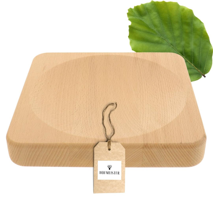 HOFMEISTER® Schneidebrett für Kräuter & Gewürze, 20 cm, quadratisches Kräuterbrett mit praktischer A
