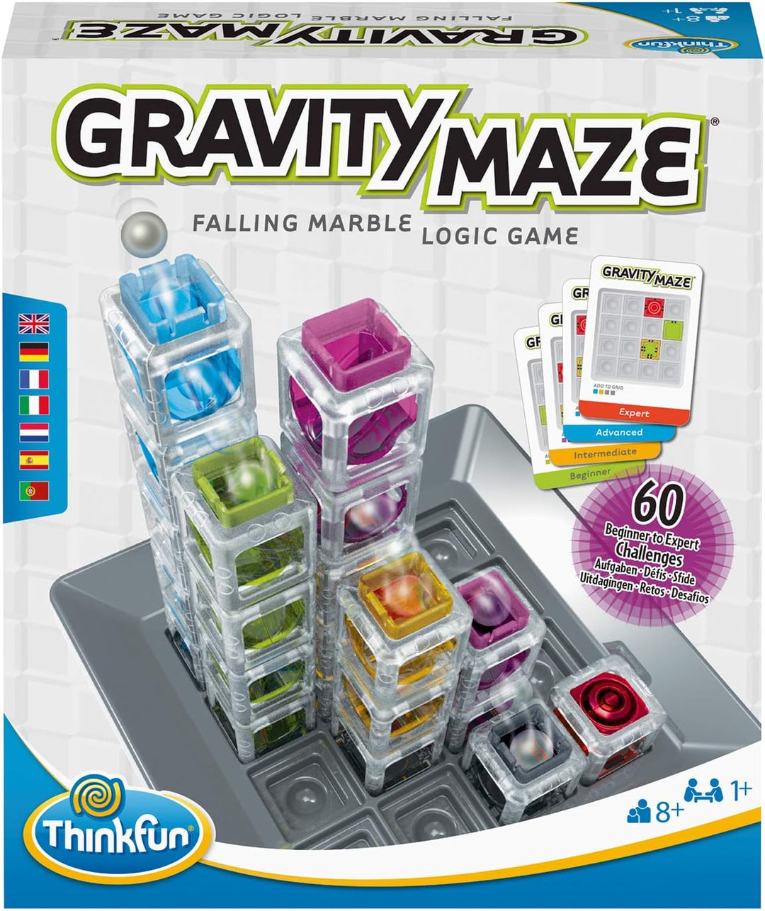 ThinkFun - 76433 - Gravity Maze - das spannende Kugellabyrinth für Mädchen und Jungen ab 8 Jahren. G