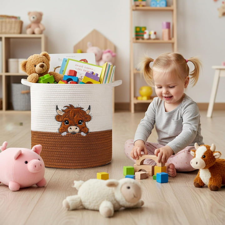 Aufbewahrungskorb Wickeltisch Korb Kinderzimmer Aufbewahrung Körbe Deko korb, Aufbewahrungskorb für