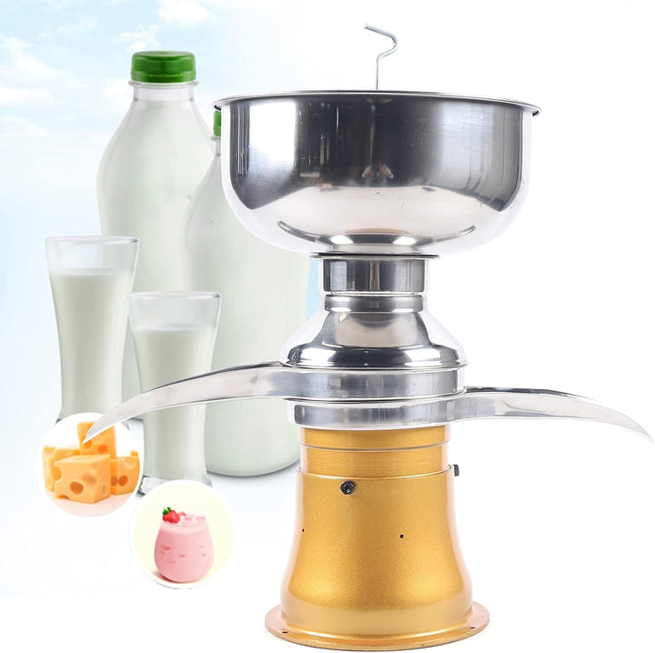 Lightakai Elektrische Milchzentrifuge, 50 L/H Profi Milchseparator Separator Milch Zentrifuge Milchs